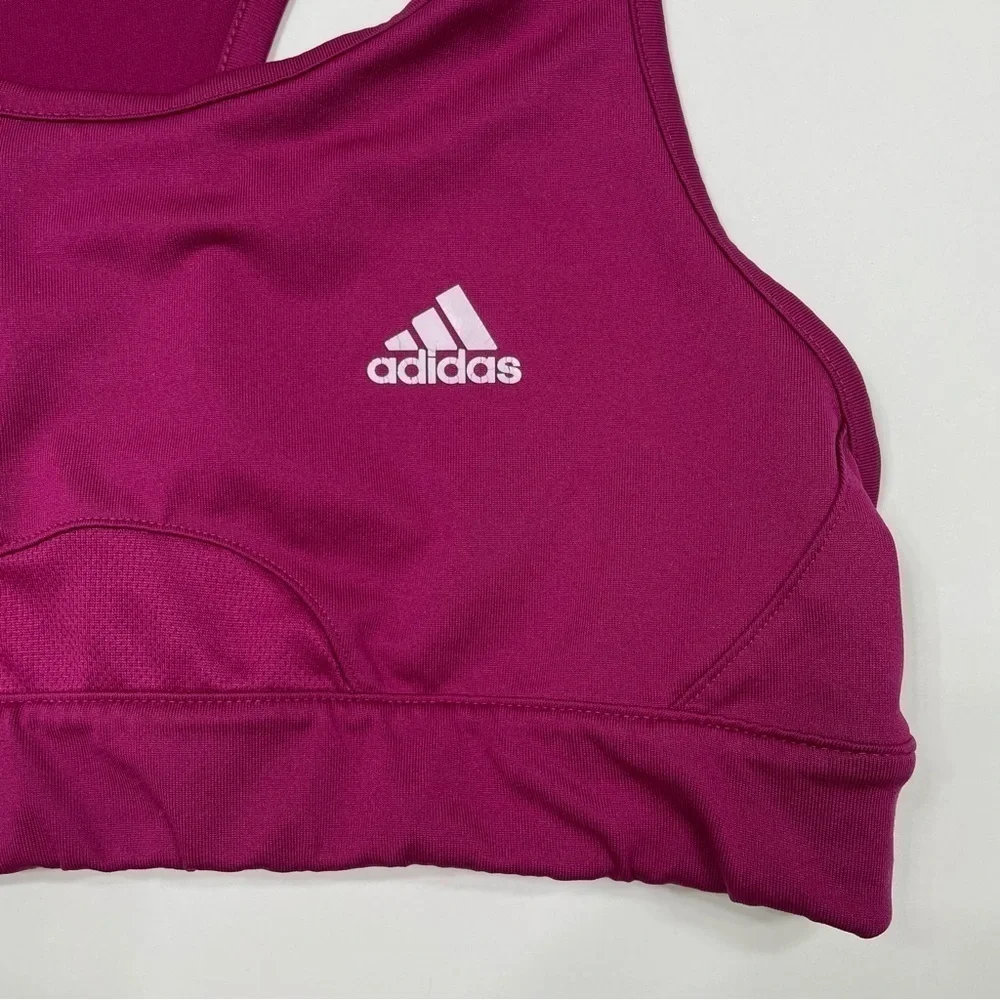 Adidas Women’s Racerback Sports Bra Purple Size L